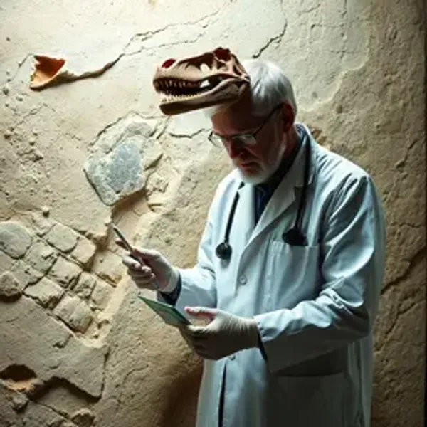 Médico do SUS se dedica à paleontologia e descobre fósseis de dinossauros no Sul